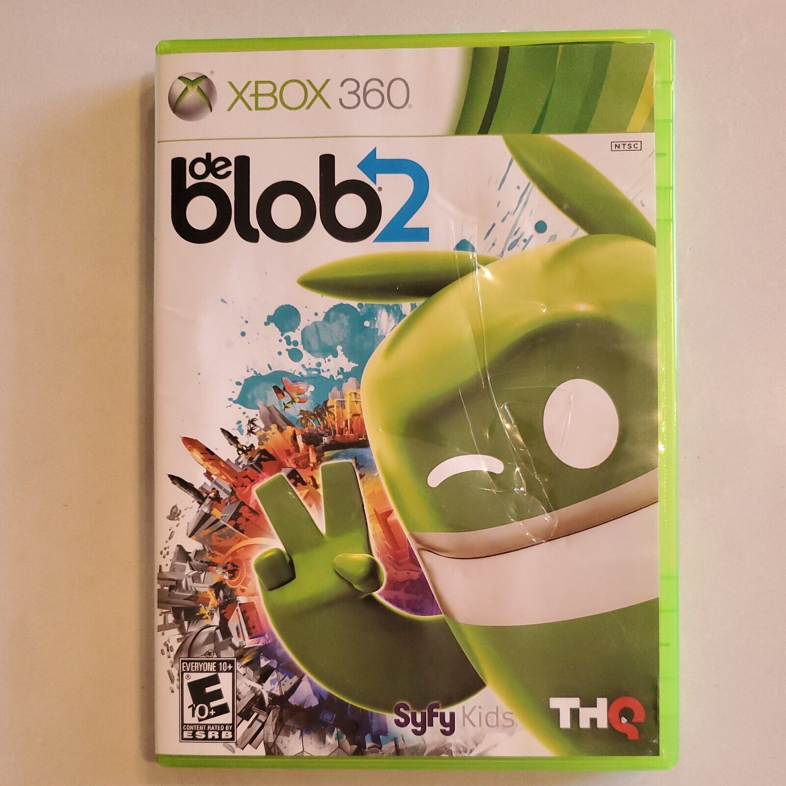 De Blob 2 MINT & COMPLETE! CIB Microsoft Xbox 360 (2011) No scratches SB8