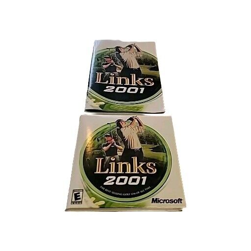 Links Golf Simulation 2001 Microsoft PC Game 3 CD’s