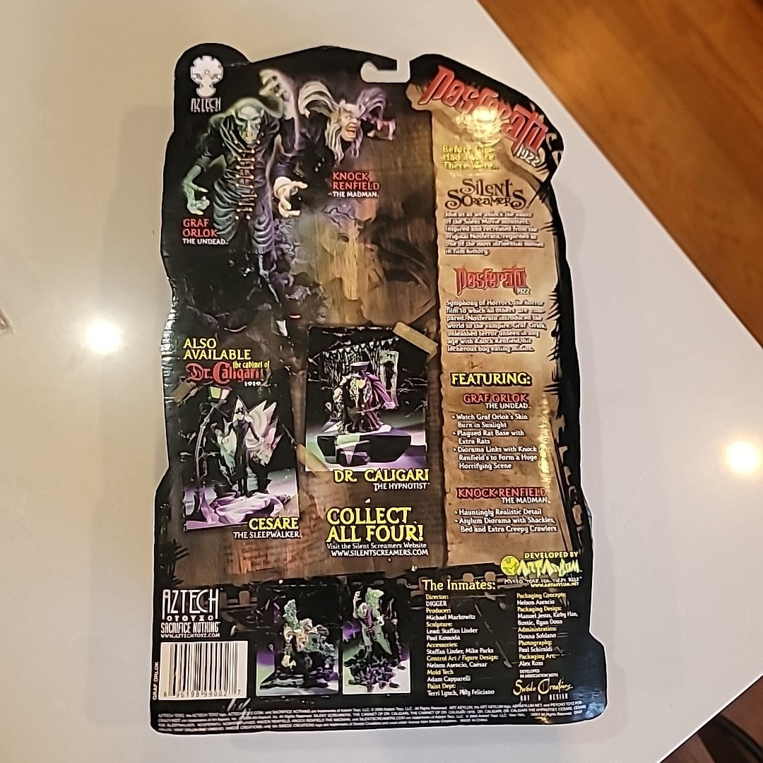 Nosferatu Silent Screamers 1922 Graf Orlok Series 1 Figure Aztech Toyz (2000)