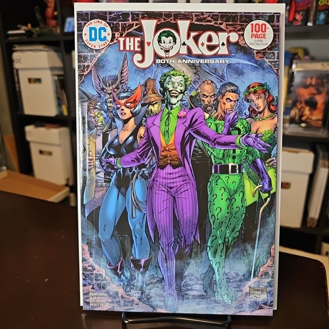 JOKER 80TH Anniversary (Variant Jim Lee 1970s Cover, 1st Punchline solo) 2020 NM