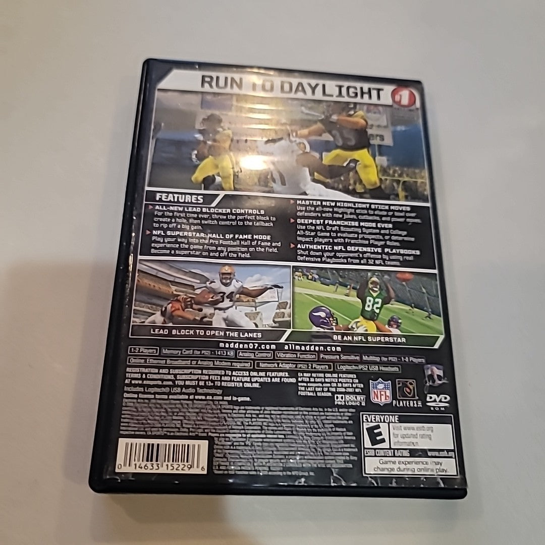 Madden NFL 07 Sony PS2 Playstation 2