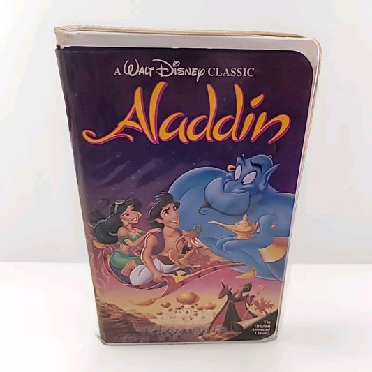 RARE Walt Disney's BLACK DIAMOND Classic Aladdin (VHS, 1993) Collectors Tested 
