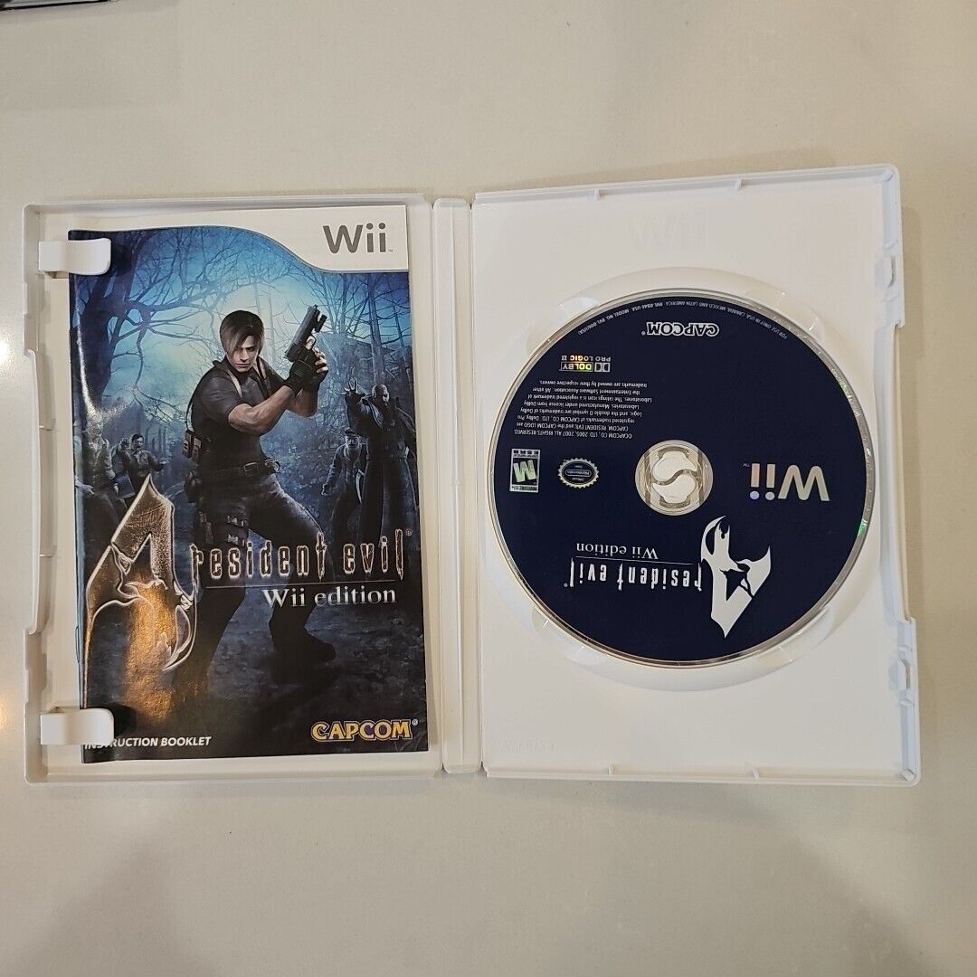 Resident Evil 4 Wii Edition (Nintendo Wii) CIB Complete W/ Manual