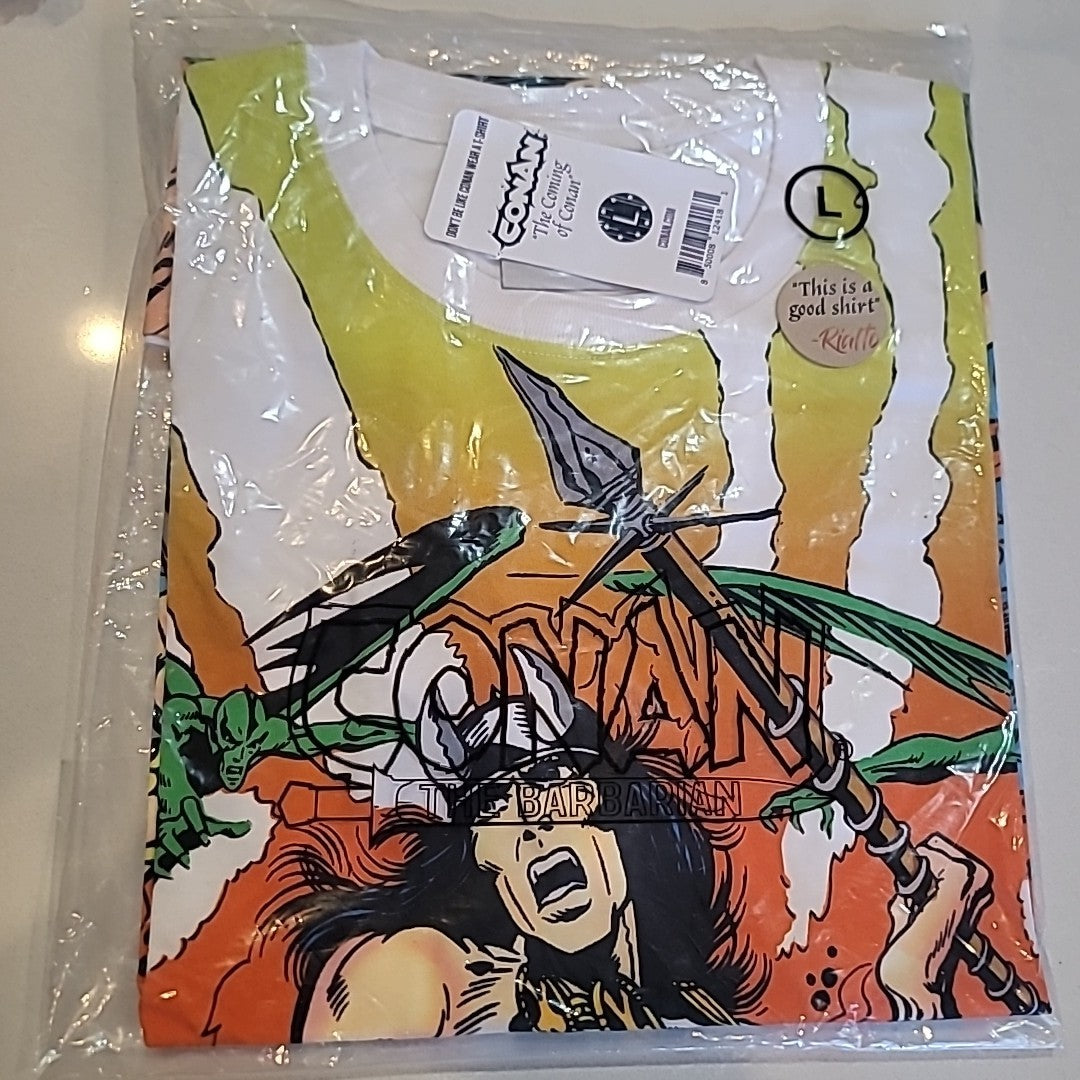 The Coming Of Conan Tee Conan The Barbarian Large New
