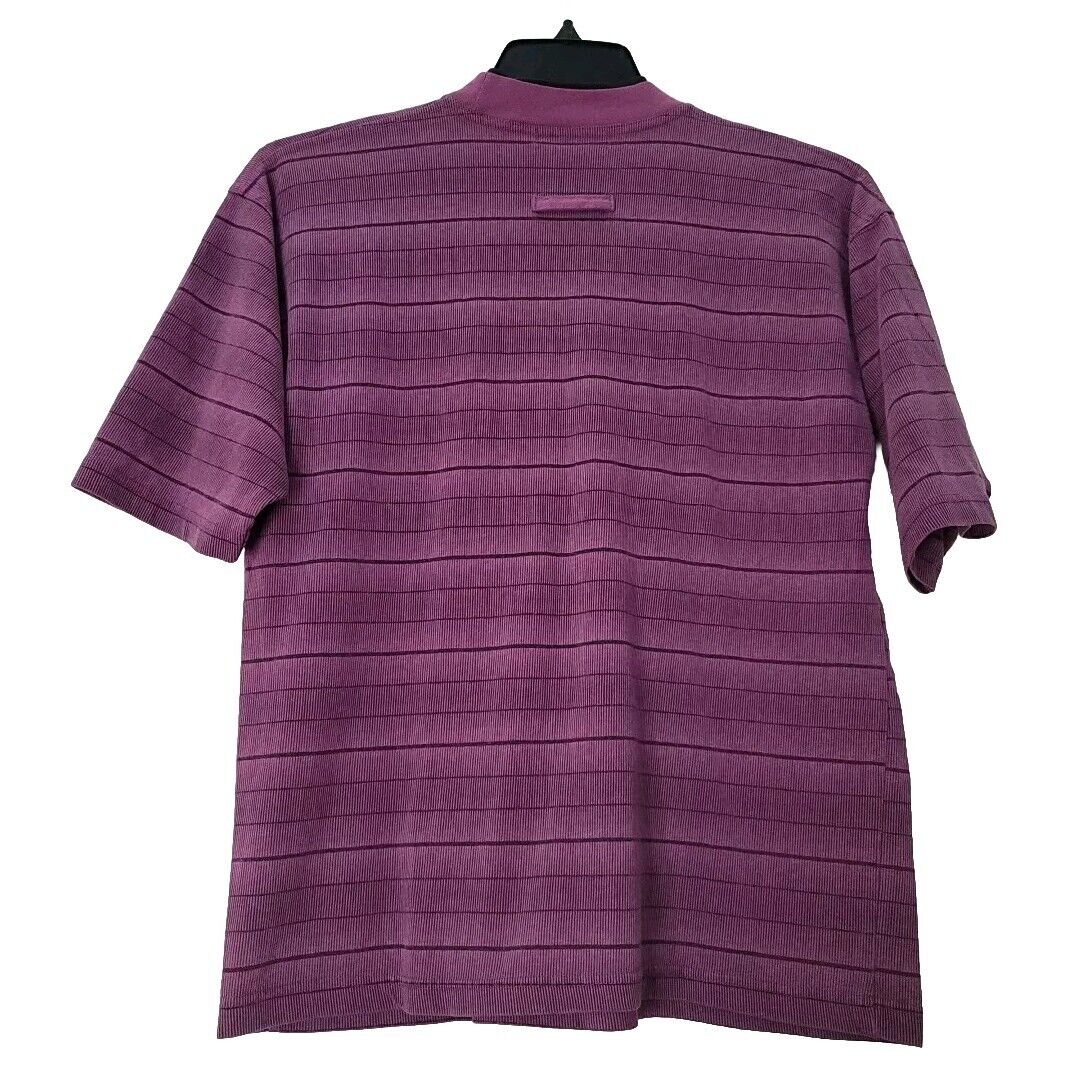 Vintage Bugle Boy 90's Men's Polo Purple- Embroidery (20in x 26in)