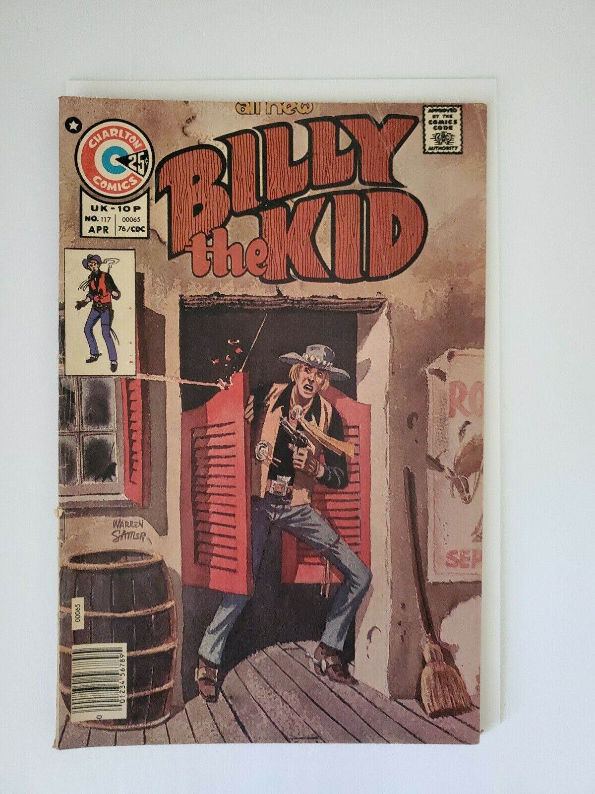 BILLY THE KID (1956) #117 SATTLER COVER ART 5.0