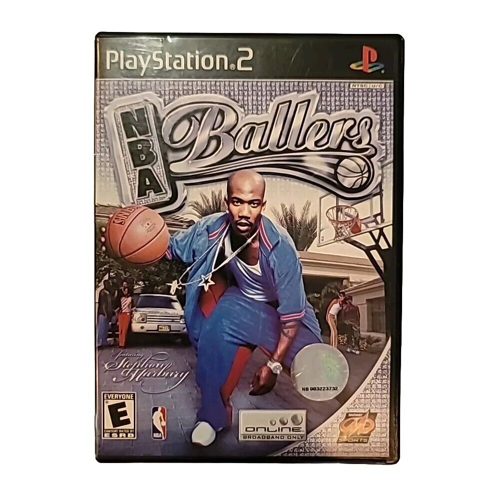 NBA Ballers (Sony PlayStation 2, 2004) PS2 Black Label CIB