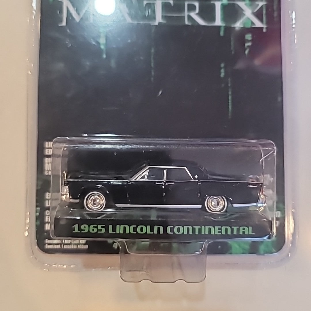 The Matrix 1965 Lincoln Continental Movie Car Greenlight 1/64 Neo Trinity