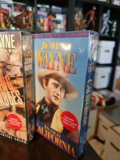 7 John Wayne VCR VHS Tapes - New Sealed Brand NEW