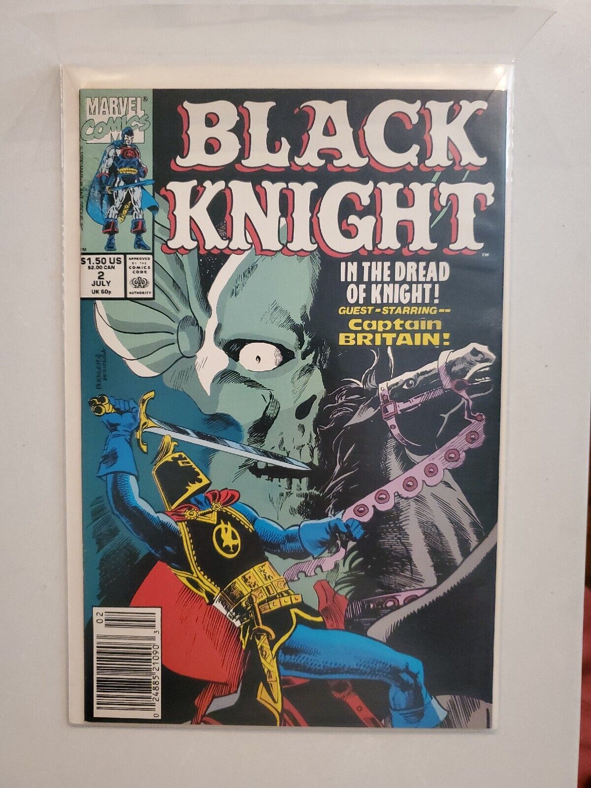 BLACK KNIGHT #1 and #2 (VFNM) 1ST SOLO SERIES, COPPER AGE MARVEL, THE AVENGERS