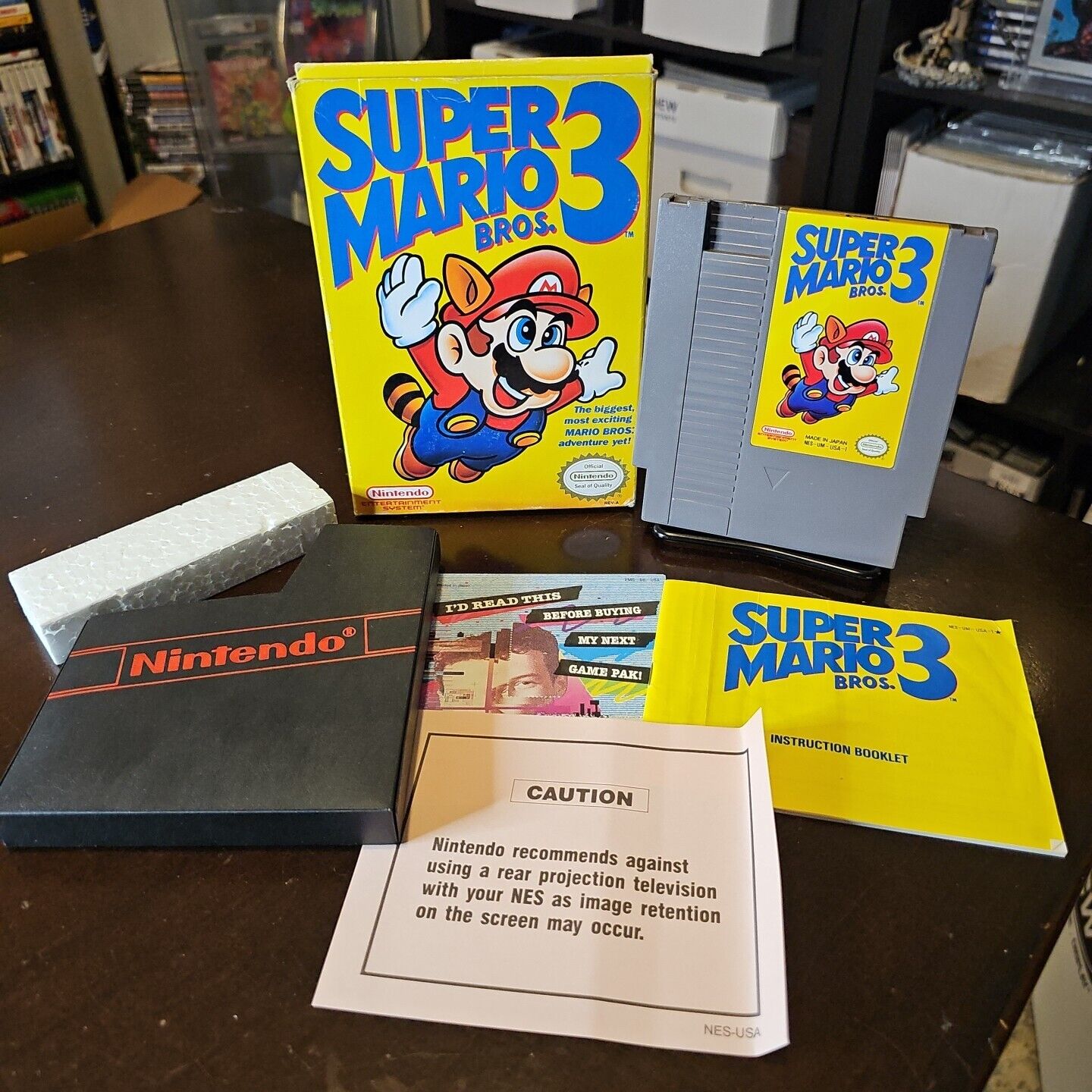 NES Super Mario Bros. 3 CIB W/ Original INSERTS VG Condition Nintendo, 1990