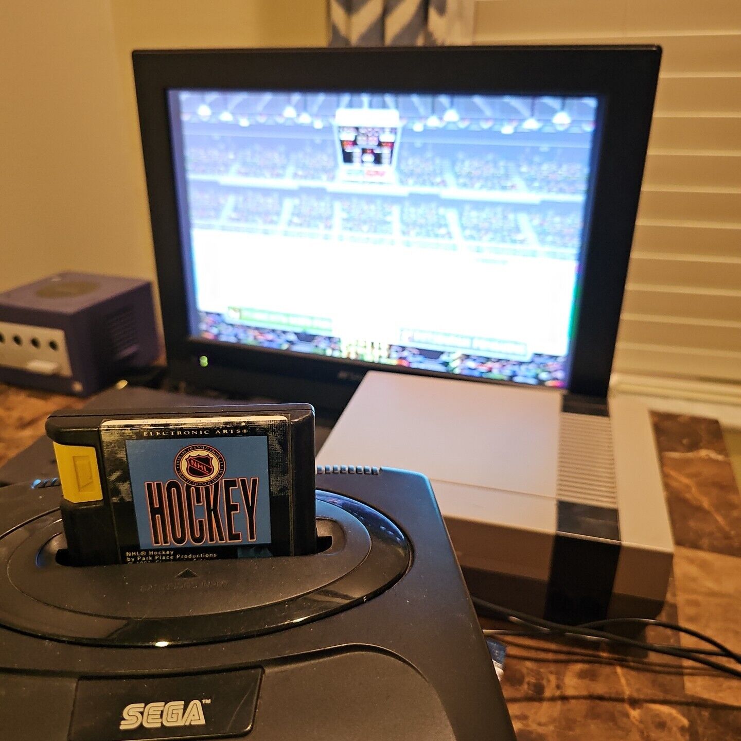 NHL Hockey (Sega Genesis, 1991) Tested Working