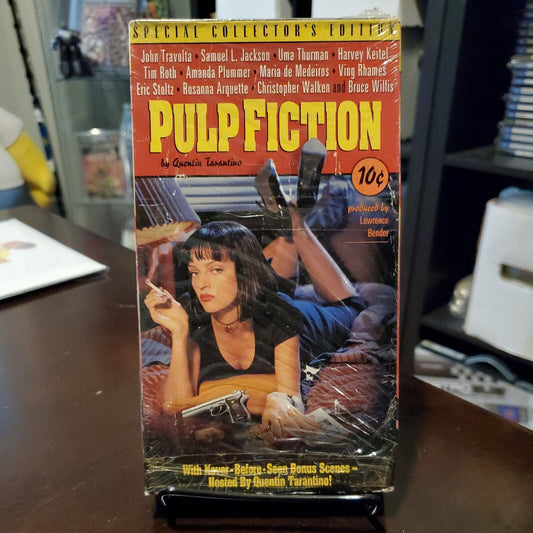 Pulp Fiction VHS 1996 Special Collectors Edition Open Factory Seal Tarantino