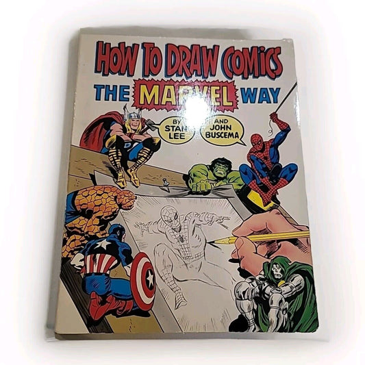 HOW TO DRAW COMICS MARVEL WAY STAN LEE JOHN BUSCEMA PAPERBACK TPB 