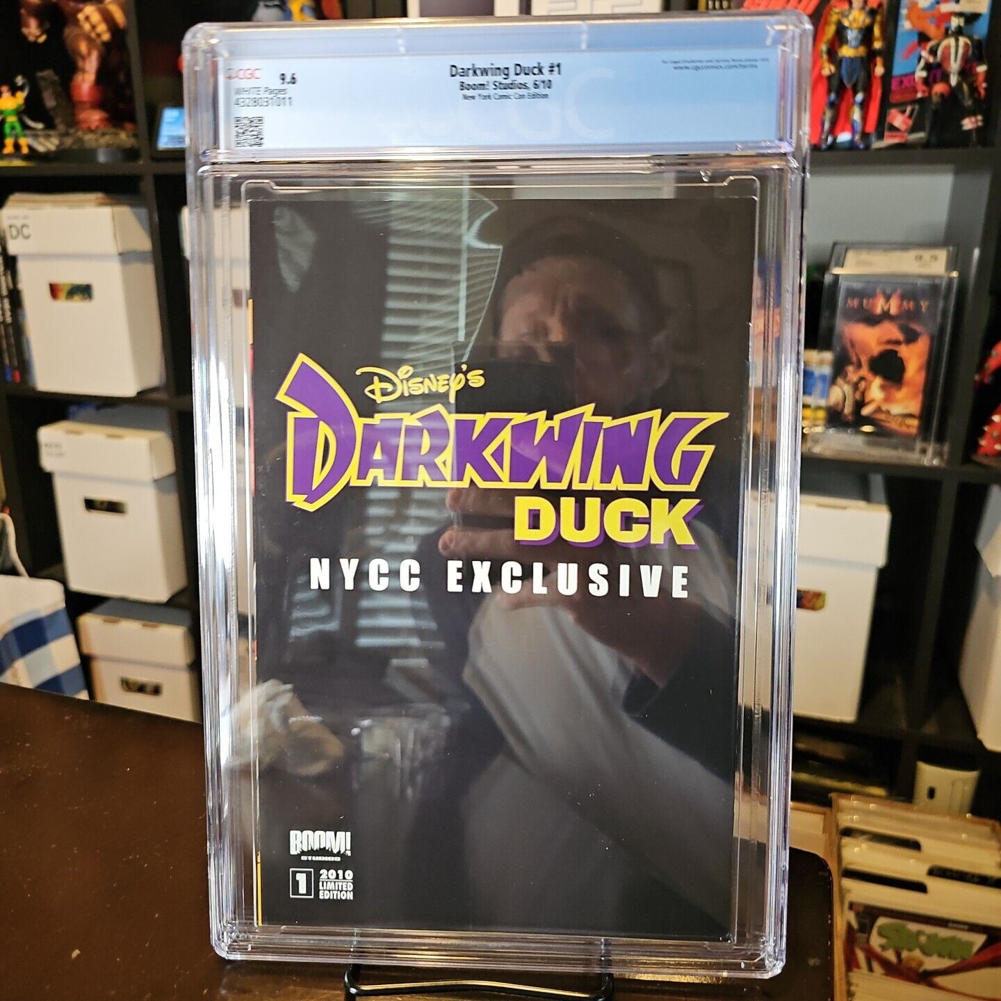 Darkwing Duck #1 (2010, BOOM!) CGC 9.6 NM NYCC Exclusive Virgin Variant