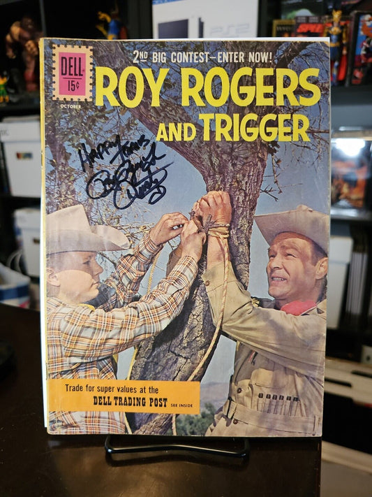 Dell Comic Book Roy Rogers And Trigger #145 1961 Signed By ROY "DUSTY" ROGERS JR