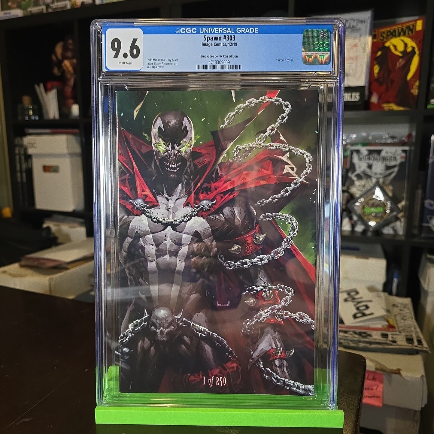 SPAWN #303 CGC 9.6 Kael Ngu SINGAPORE Con Exclusive Variant Limited 250 RARE WP