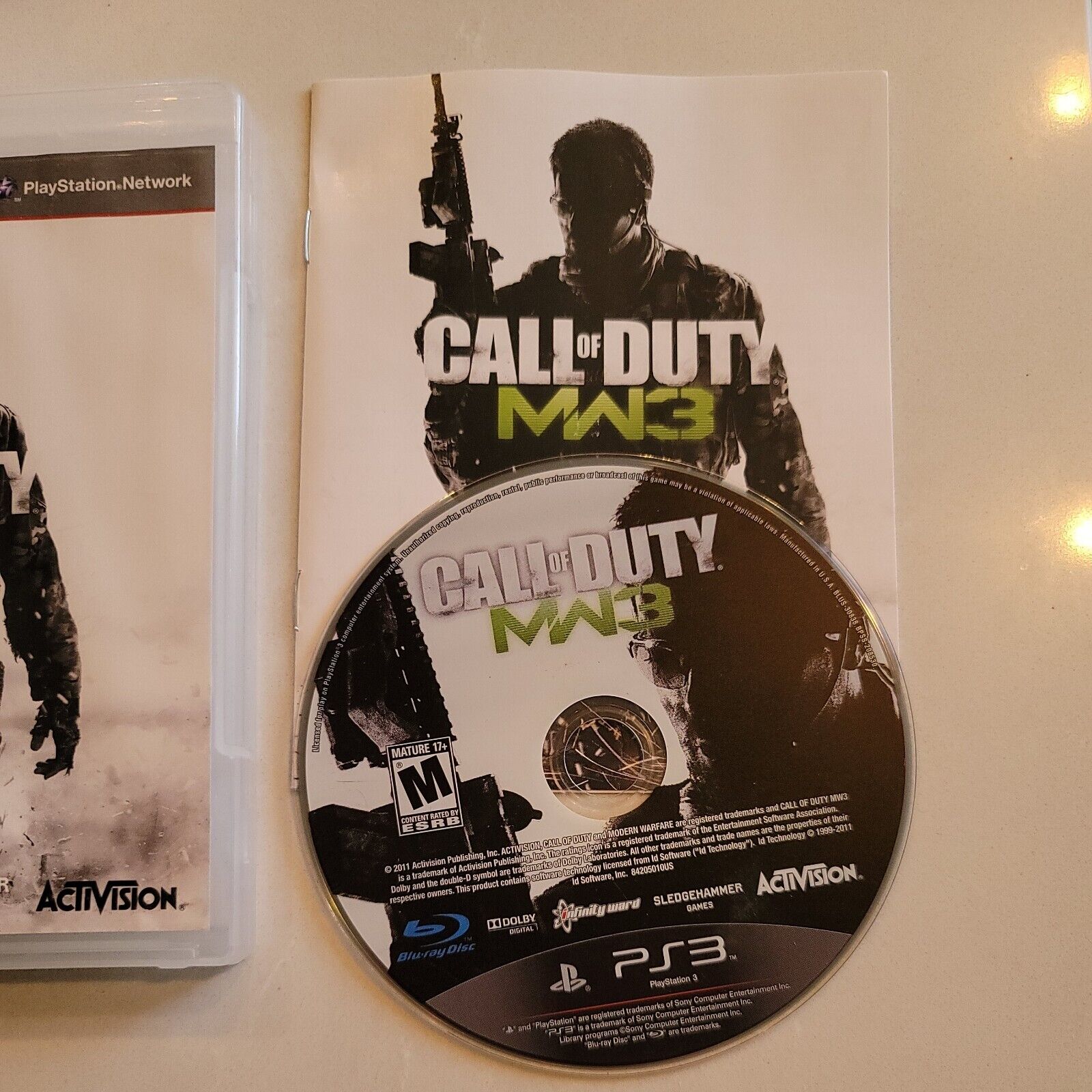 Call of Duty: Modern Warfare 3 (Sony PlayStation 3, 2011) SB10