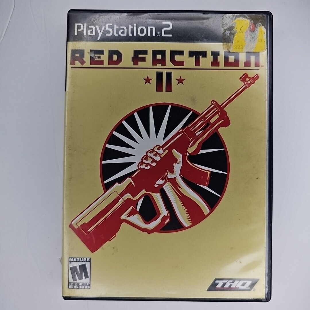 Red Faction I & II (1 and 2) (Sony Playstation 2 PS2) 