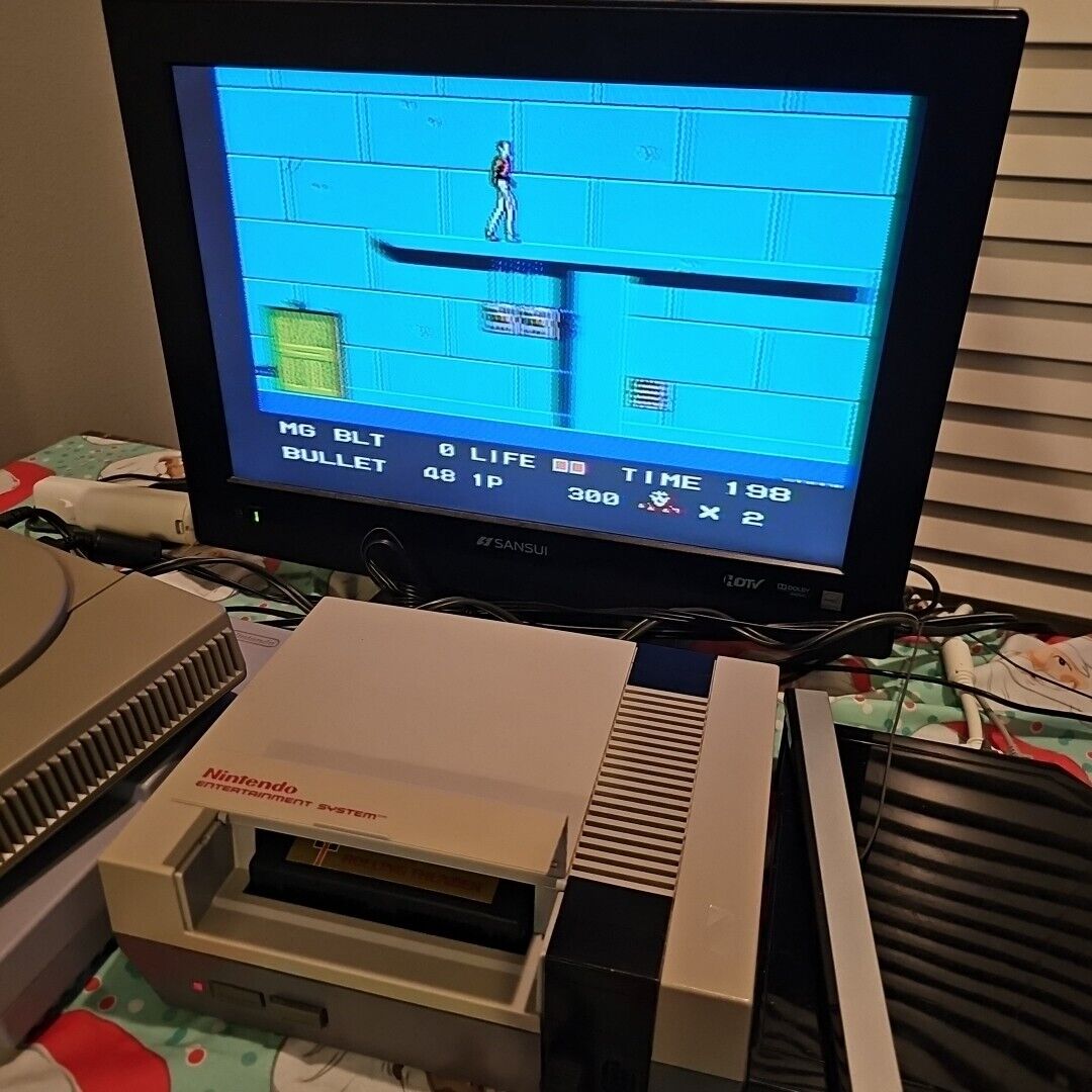 Rolling Thunder Nintendo NES Cleaned And Tested 