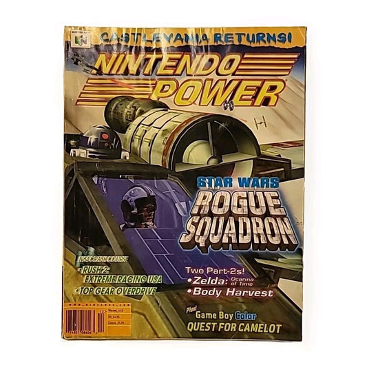 Nintendo Power Dec 98 Vol 115 Star Wars Rogue Squadron w/ poster 