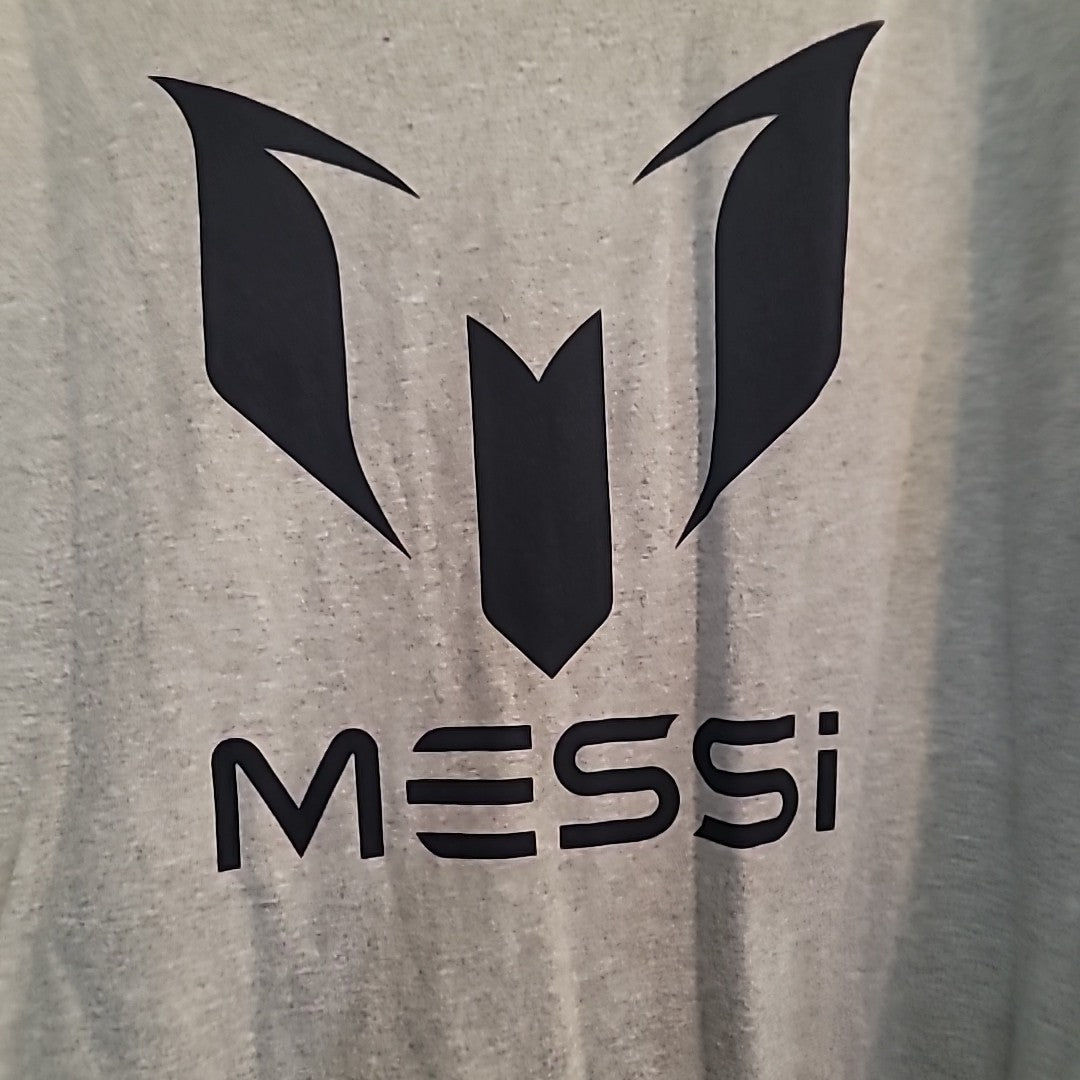 Messi Collection T Shirt Heather Gray Size Large NWT