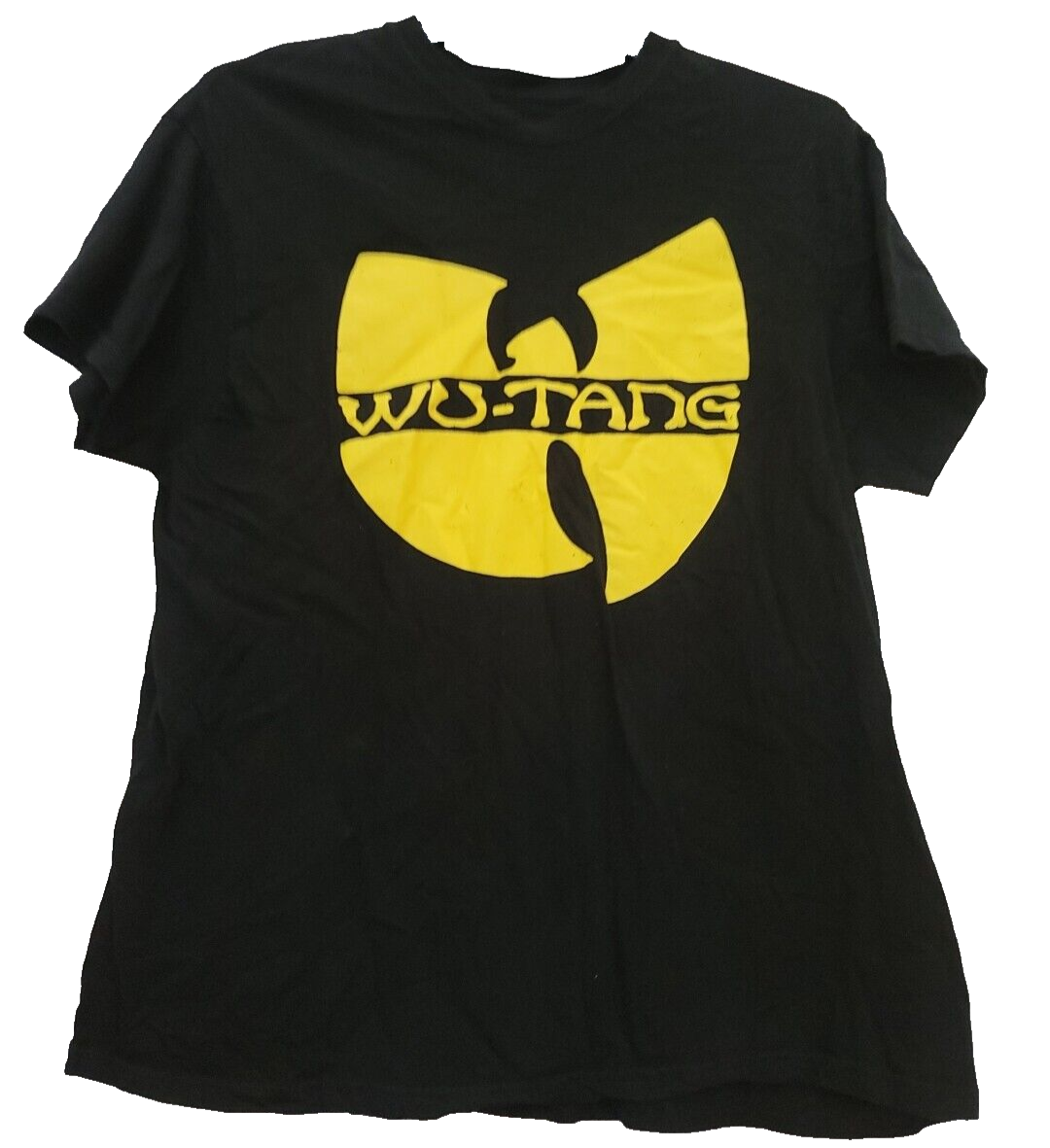 WU-TANG Clan (Large) Graphic Logo Black Hip Hop Rap T-Shirt