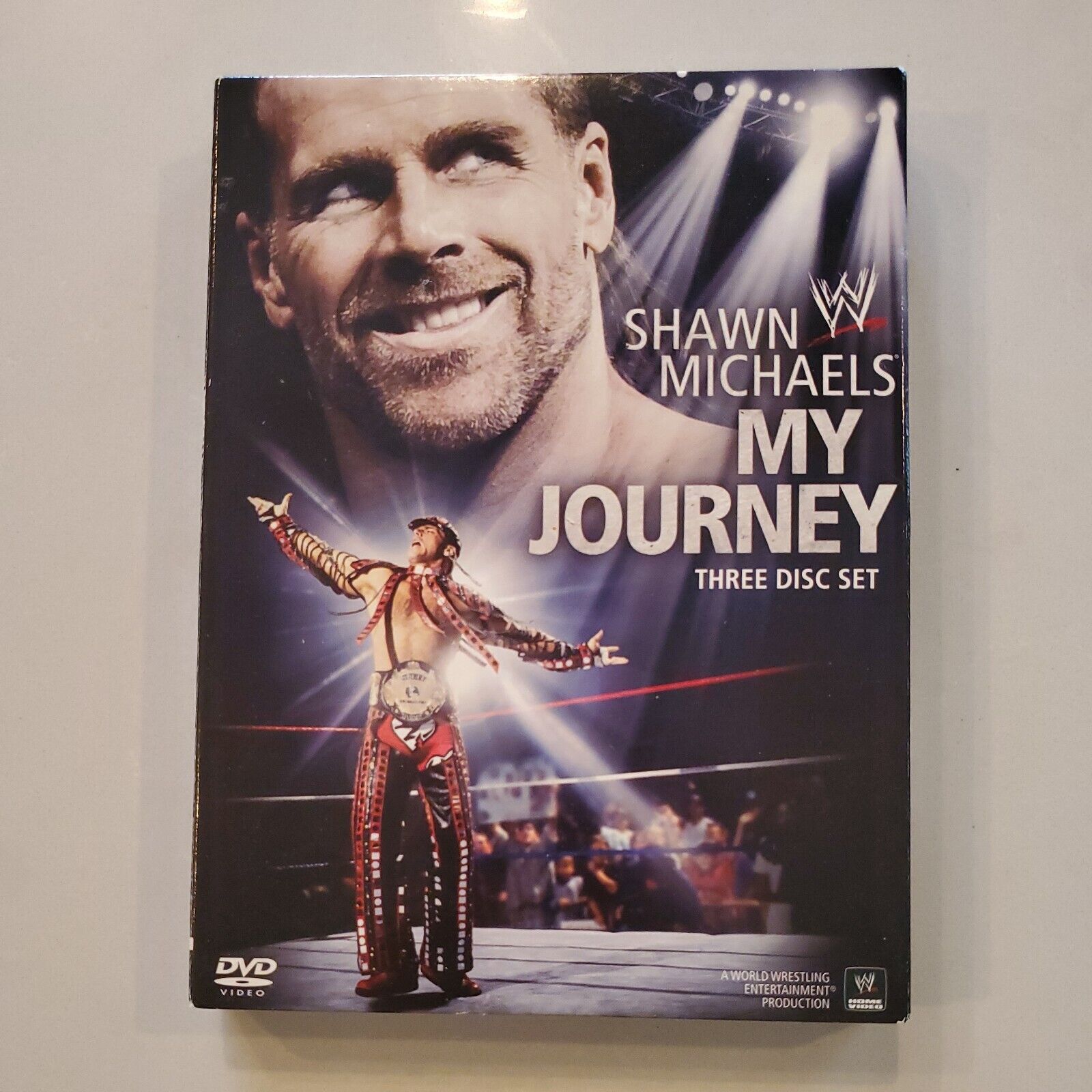 WWE: Shawn Michaels - My Journey DVD, 2010 3-Disc Set The Heartbreak Kid WWF SB4