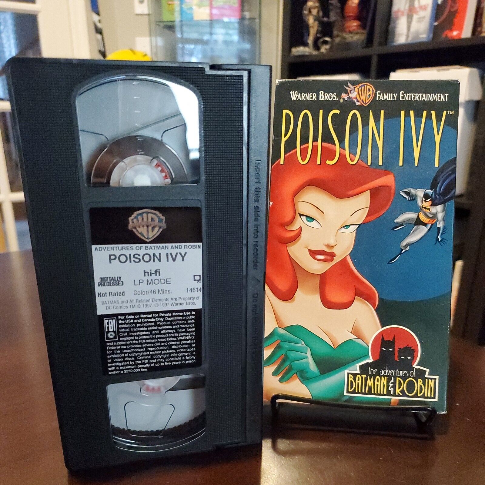 Poison Ivy Adventures of Batman & Robin 1997 VHS VG BB2