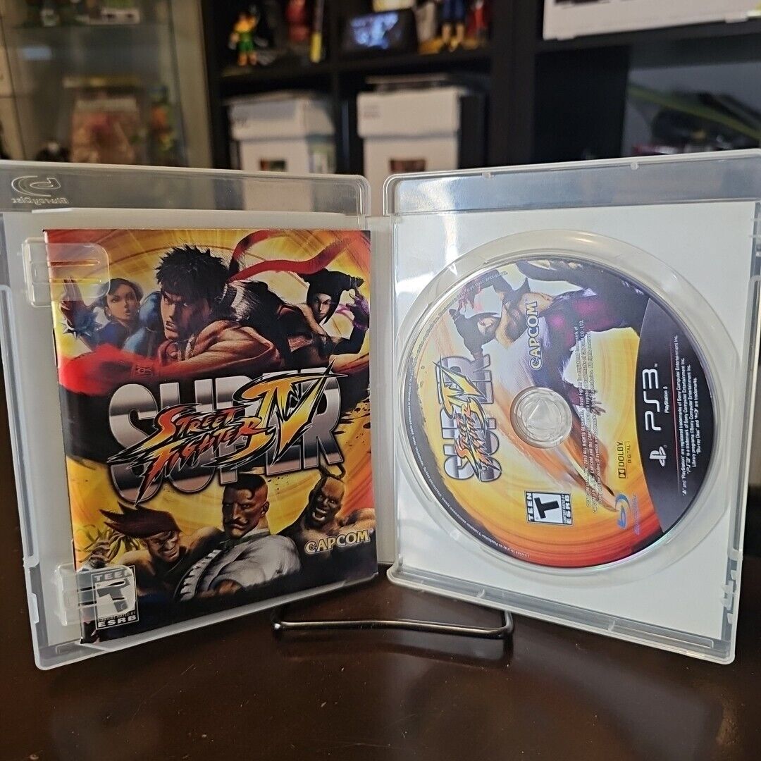 Super Street Fighter IV 4 (Sony PlayStation 3, 2010) PS3 CIB COMPLETE w/ MANUAL