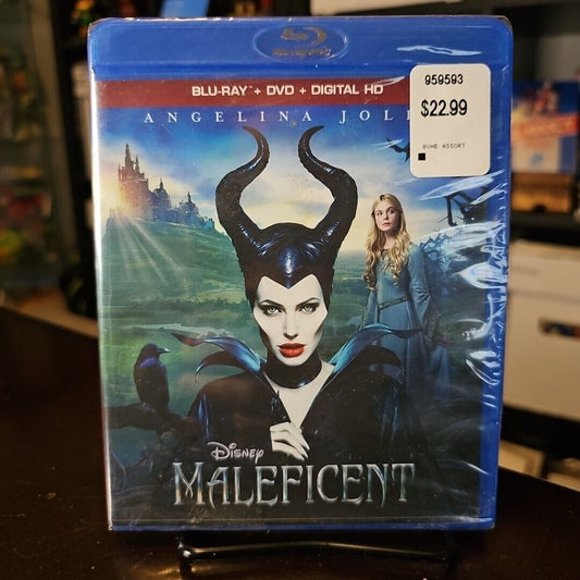 Maleficent (Blu-ray + DVD + Digital HD) New Sealed