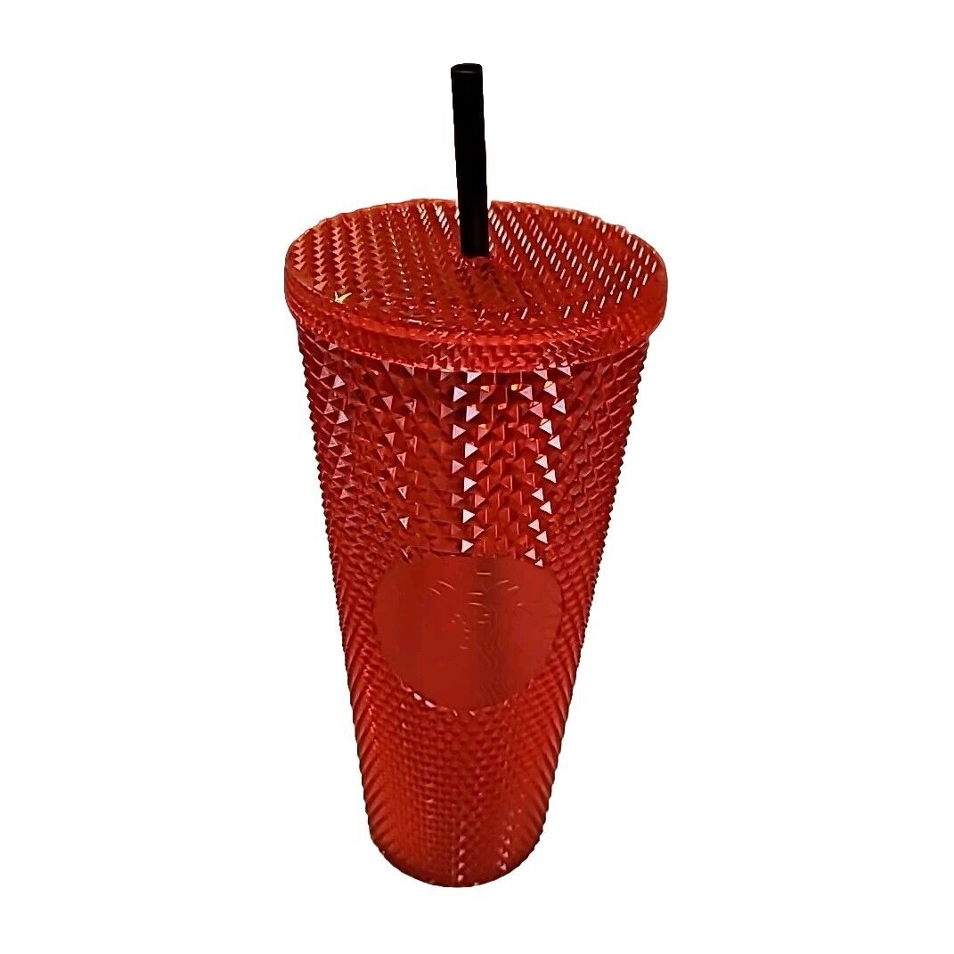 New Northeastern Starbucks Red Studded Tumbler Cold Cup - Campus Collection