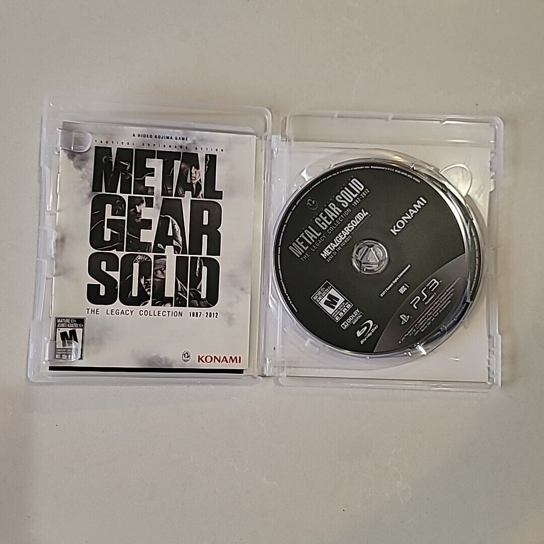 Metal Gear Solid: The Legacy Collection (Sony PlayStation 3, 2013) CIB