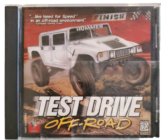 Test Drive Off-Road PC CD-Rom Racing Computer Game 1996 Accolade Complete