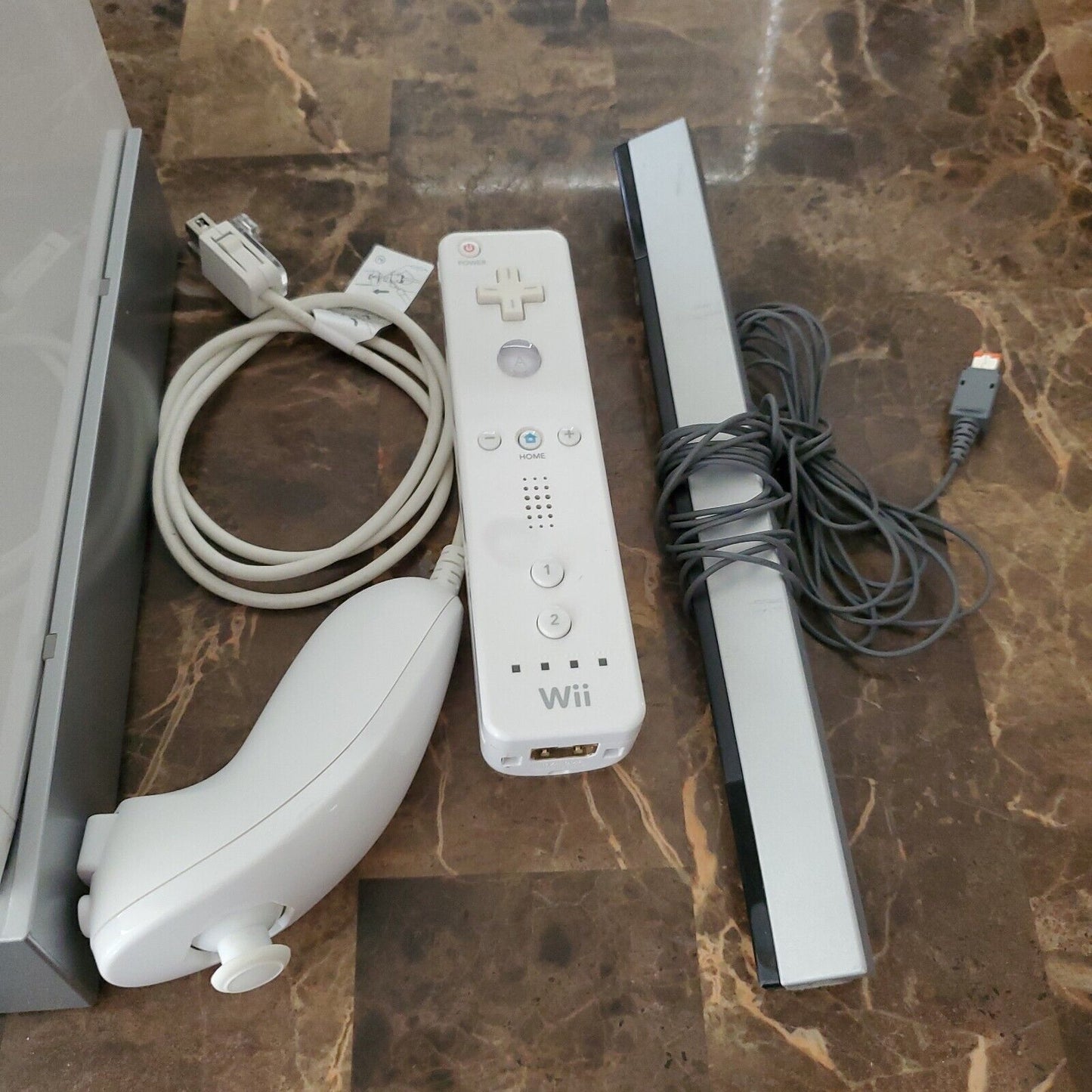 Nintendo Wii Console - TESTED with Accessories & Wii Play