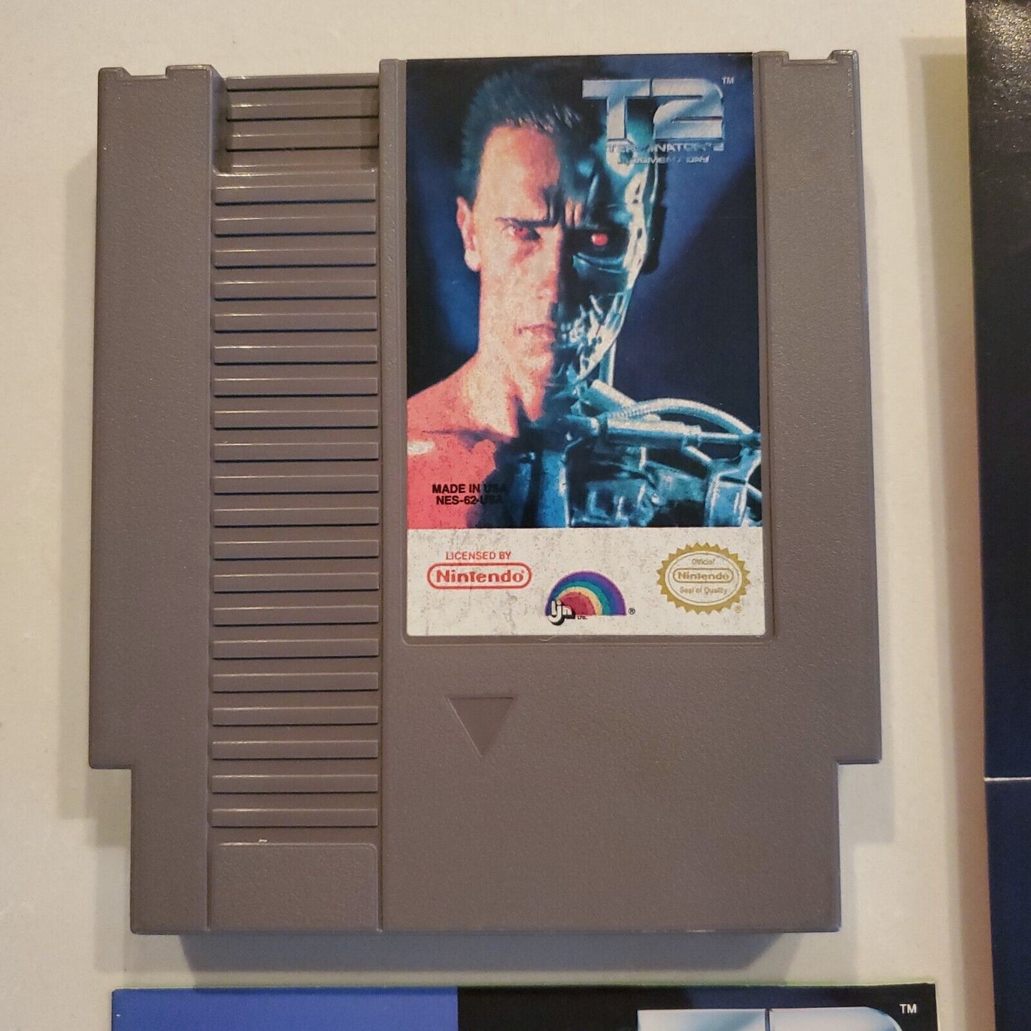 Terminator 2 T2 Judgement Day (Nintendo Nes) with Manual and Poster Authentic !