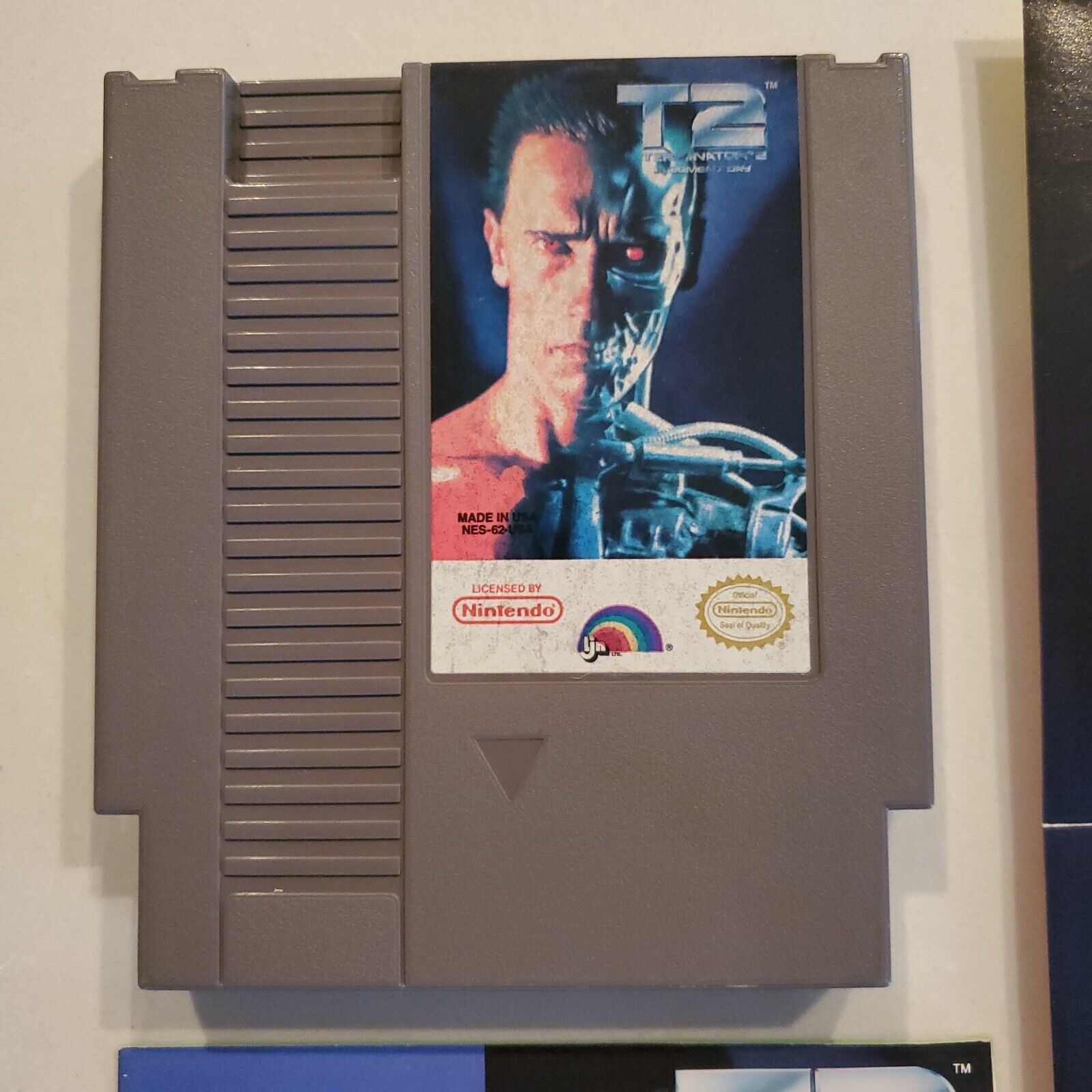 Terminator 2 T2 Judgement Day (Nintendo Nes) with Manual and Poster Authentic !