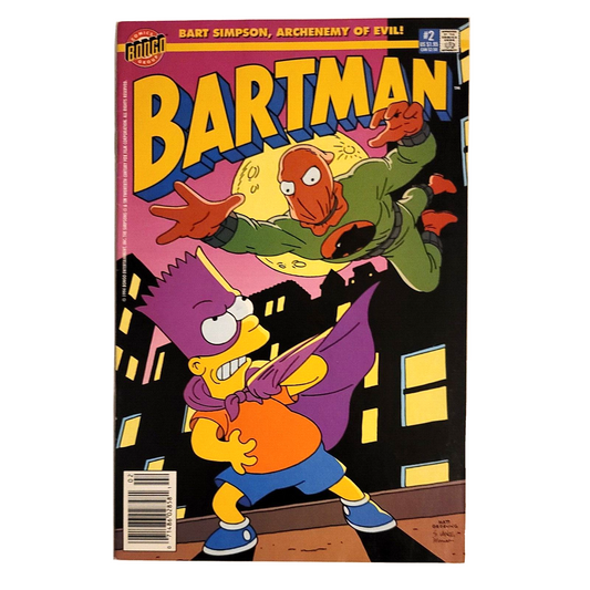 Bartman #2 Newsstand (1994, Bongo Comics) Rare NM-