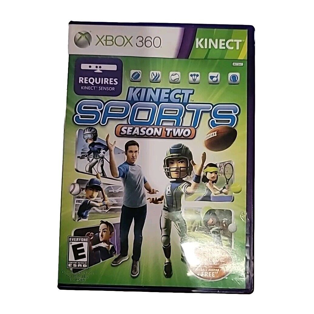 Kinect Sports: Season Two (Microsoft Xbox 360, 2011) Complete w Manual