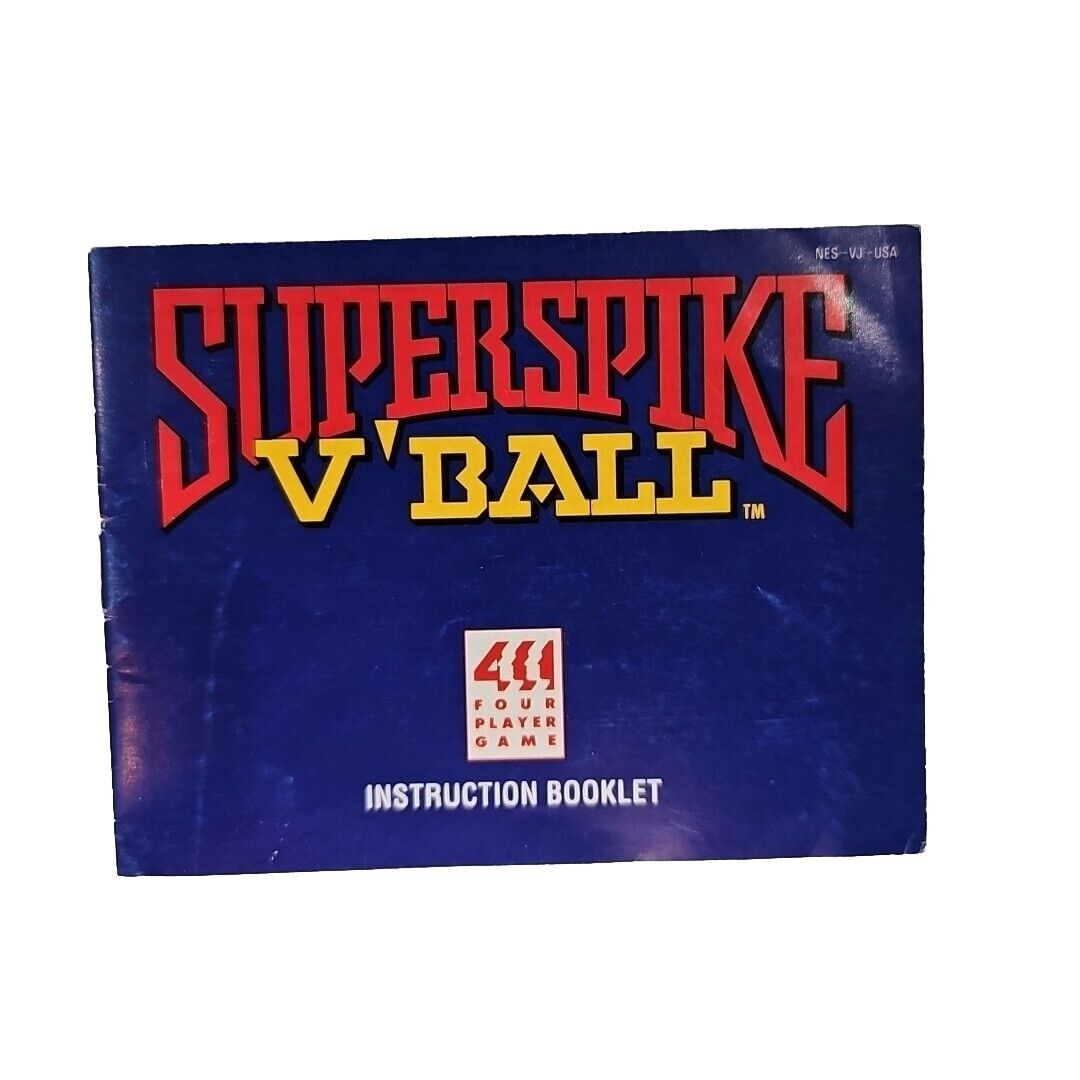 Super Spike V'Ball (NES, 1990) Cartridge, Manual And Sleeve Tested