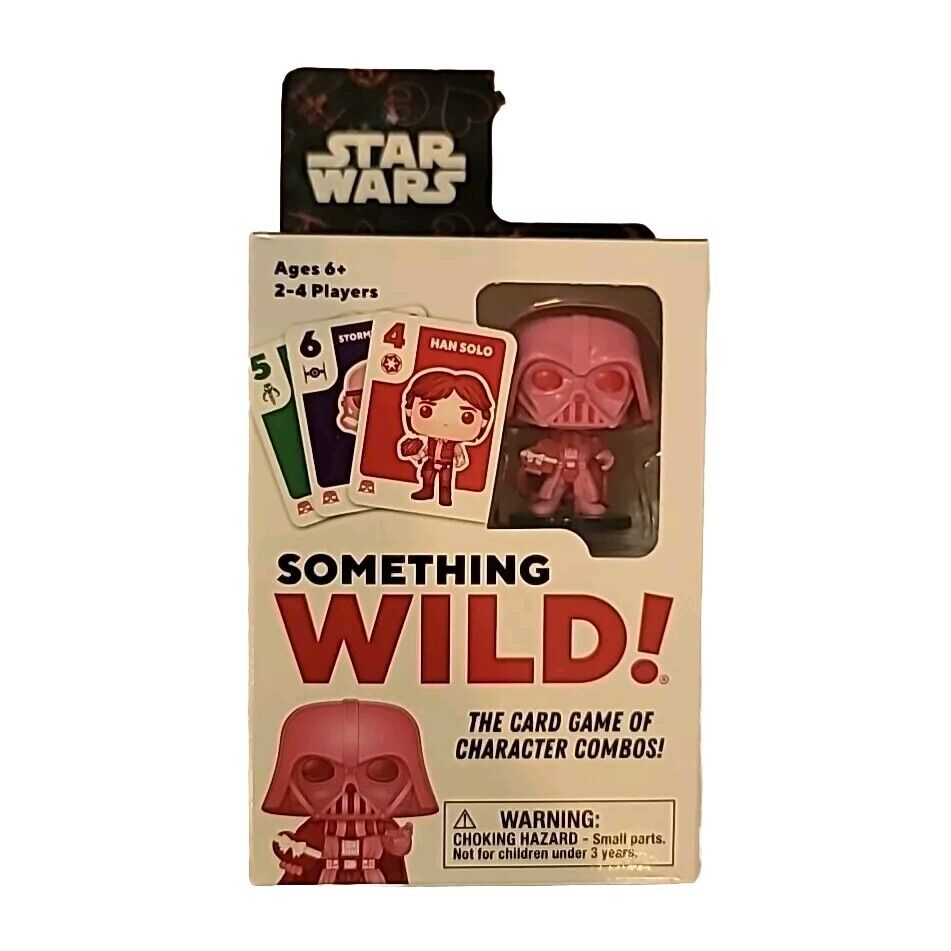 STAR WARS SOMETHING WILD! - Pink DARTH VADER FUNKO POP CARD GAME Valentines