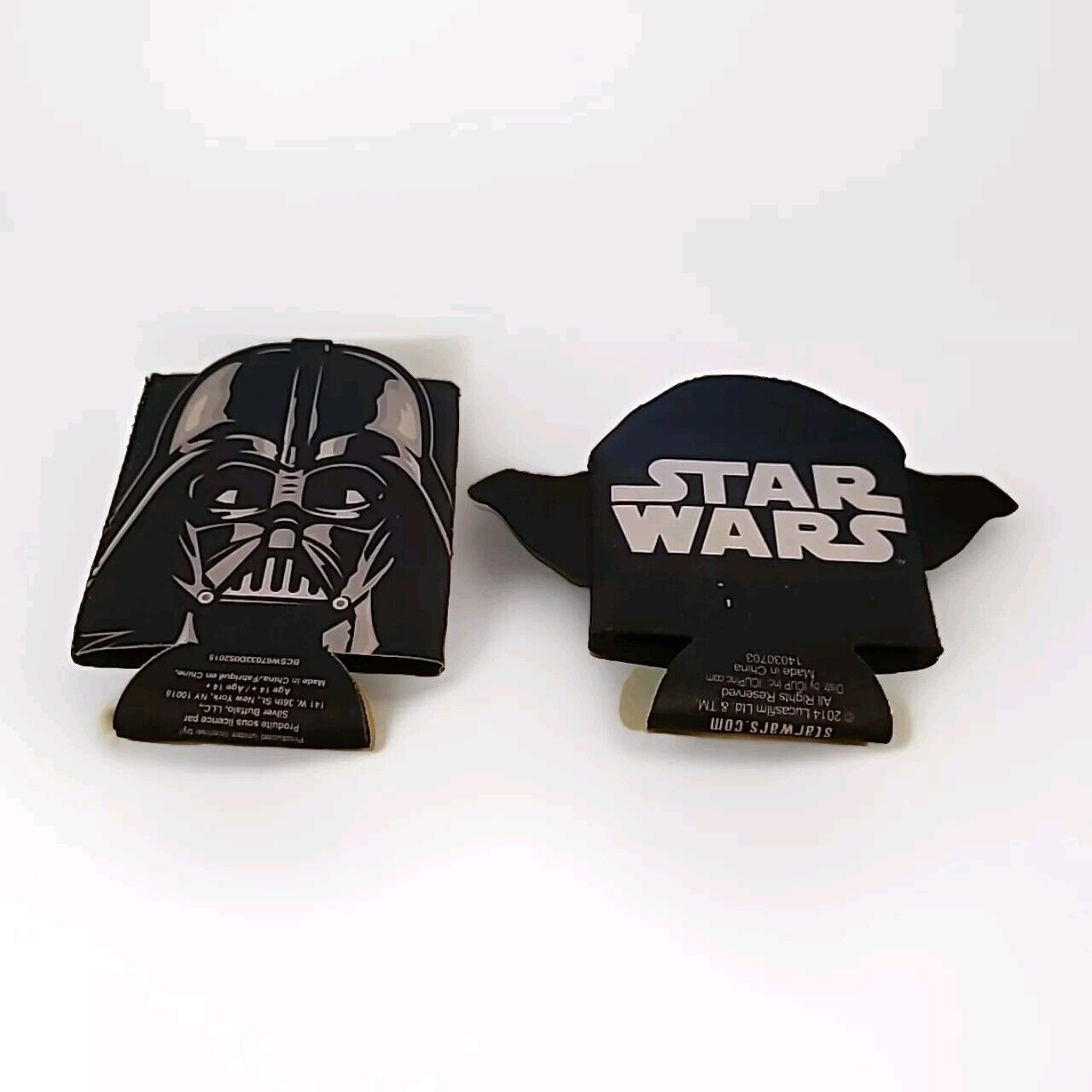 Set Of 2 Disney Star Wars Yoda & Darth Vadar