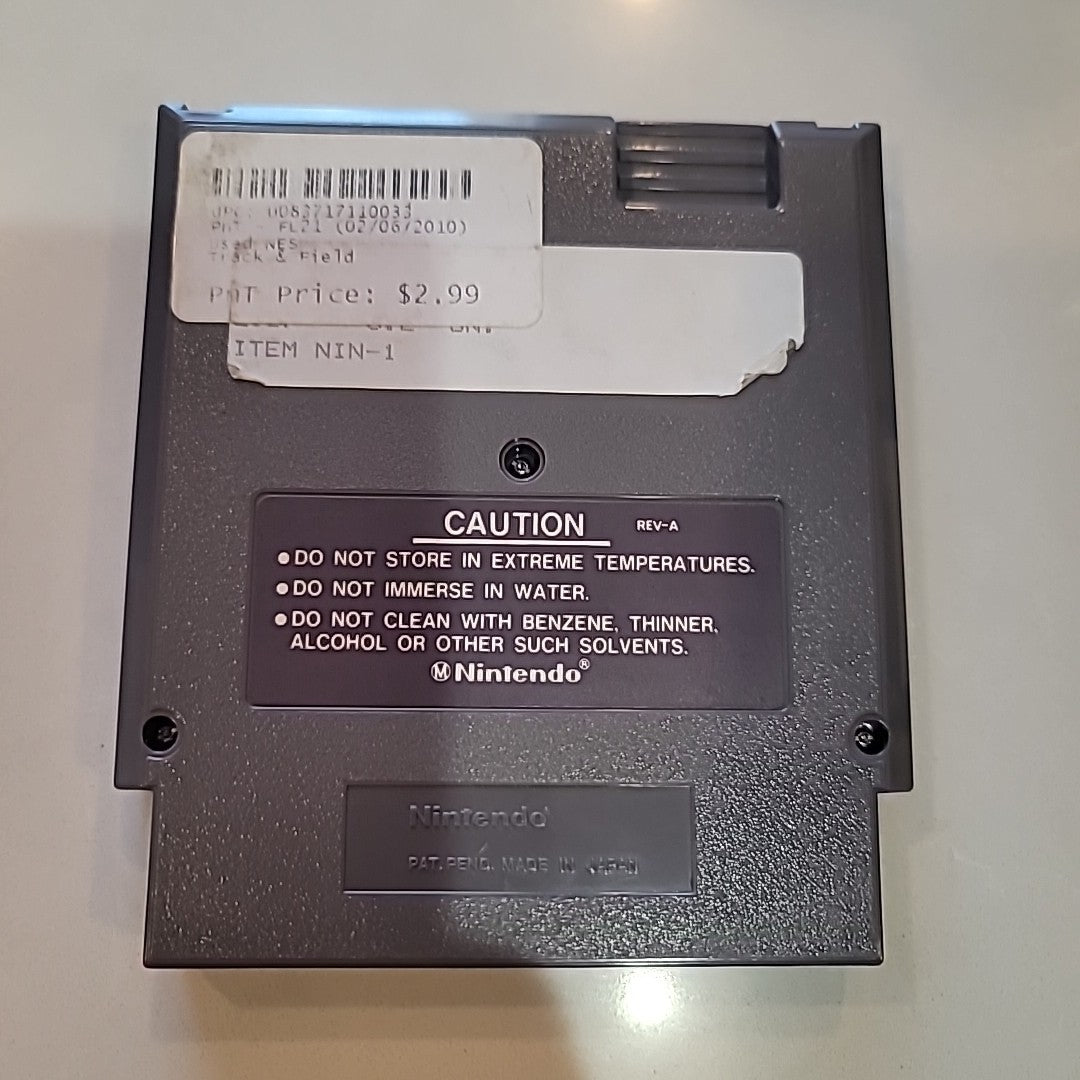 Track & Field Nintendo NES Authentic Tested And Working Cartridge Only