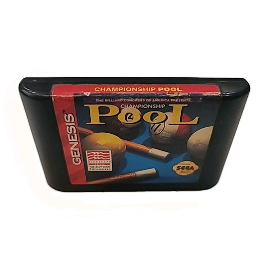 Championship Pool (Sega Genesis, 1993) cartridge only