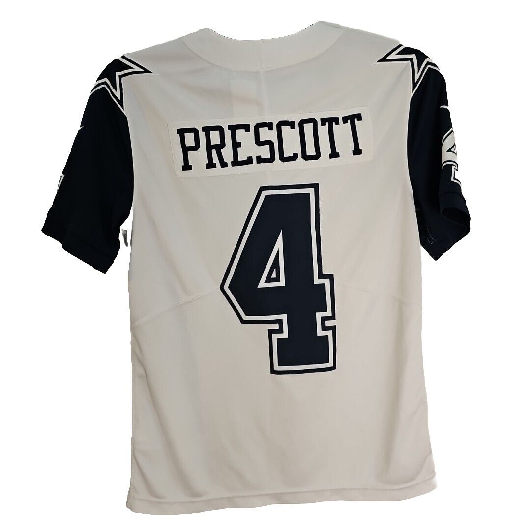 Dak Prescott On Field Jersey, Medium, Unisex, Stitched-In, Nike, Dri-Fit Small