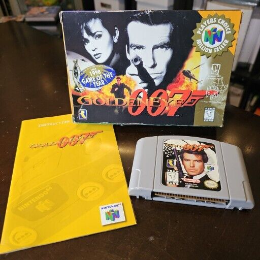 Goldeneye 007 Nintendo 64 N64 CIB Complete - Box & Manual - Tested & Authentic!!