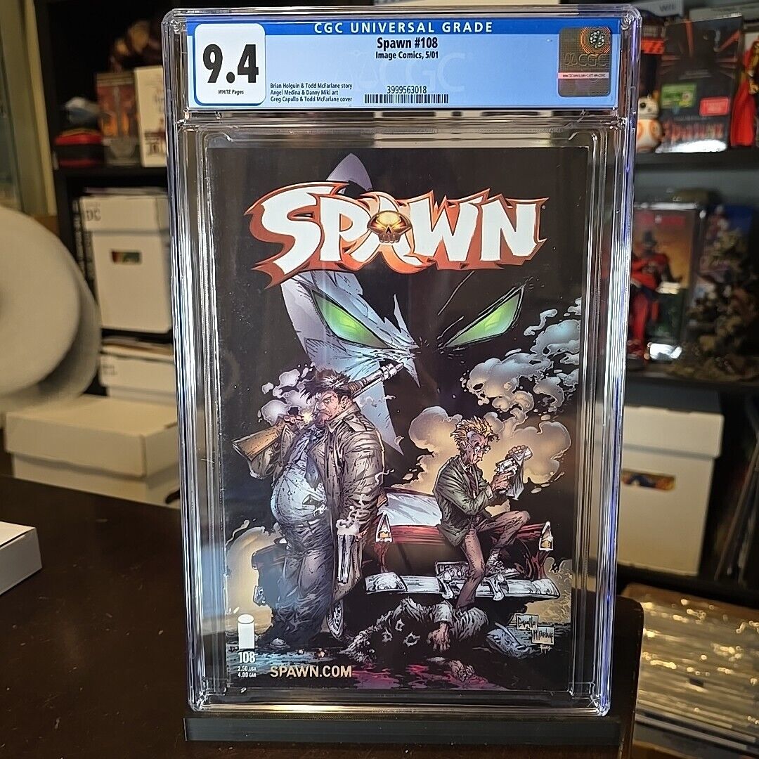 🩸SPAWN #108 CGC 9.4🩸MCFARLANE CAPULLO COVER🩸GREAT ADDITION COMIC COLLECTION🩸