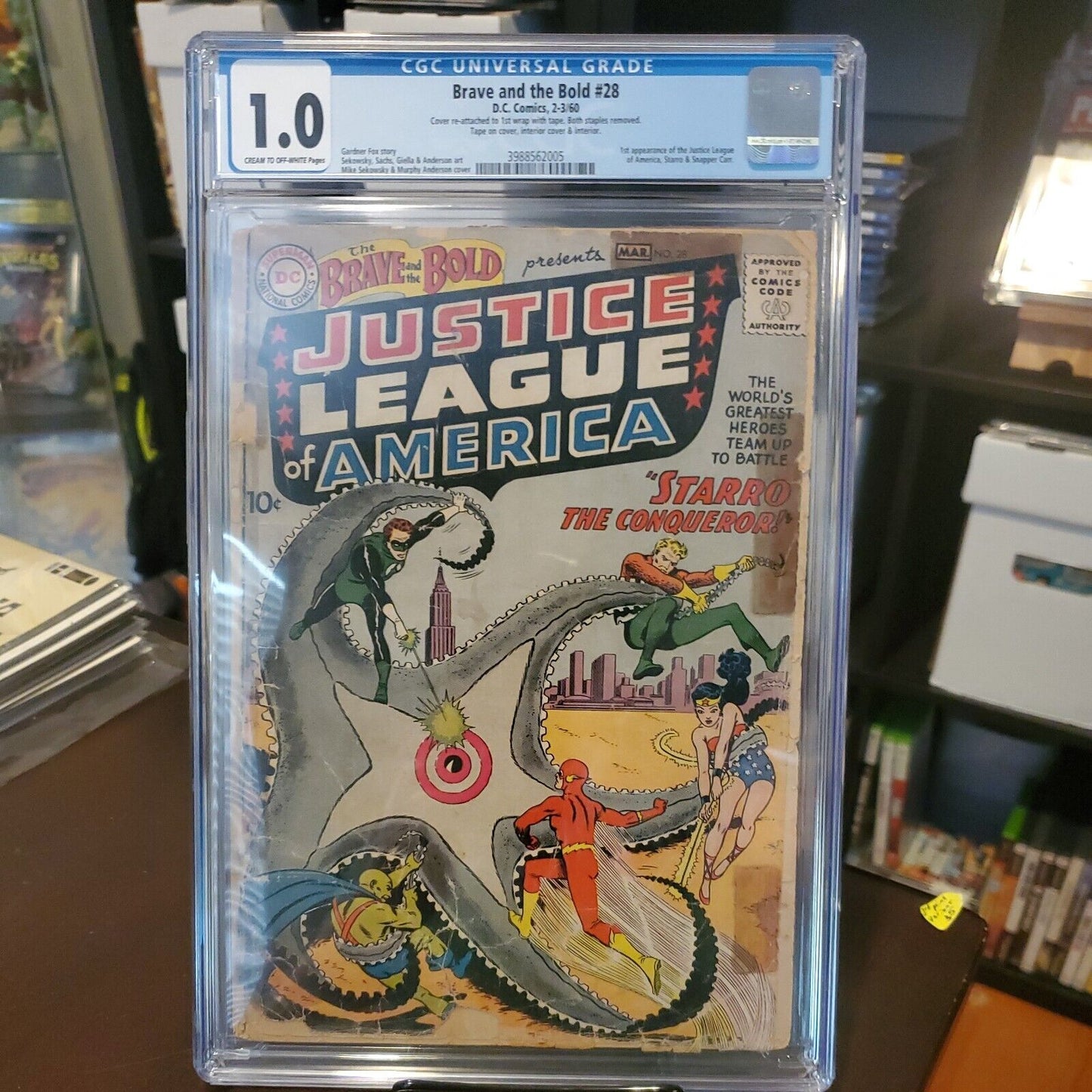 Brave And The Bold #28 DC Comics CGC 1.0 1st Appearance Of JLA