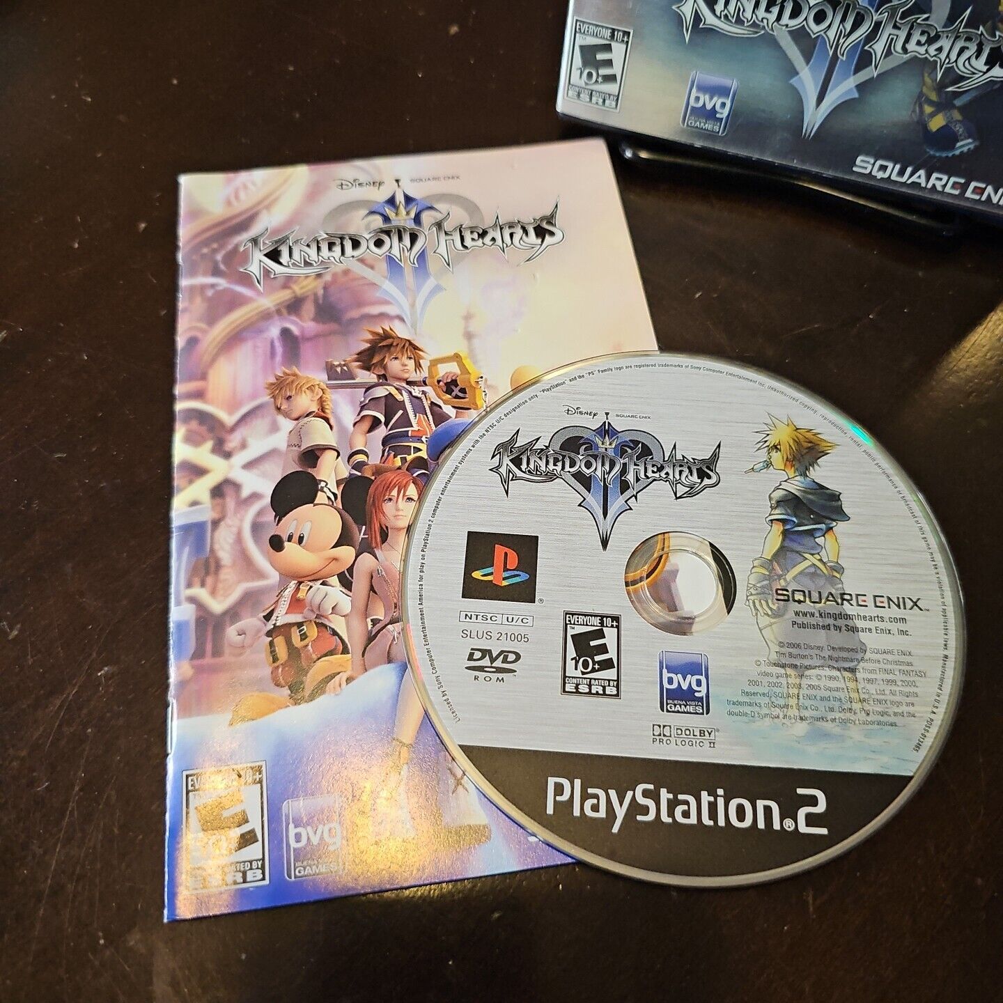 Kingdom Hearts 2 (Sony PS2, 2006) Authentic Complete CIB Balck Label TESTED!!