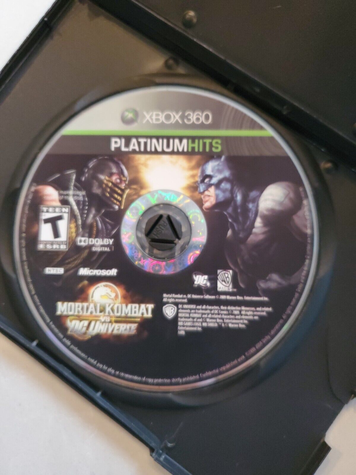 Mortal Kombat Vs. DC Universe (Microsoft Xbox 360) Disc Only